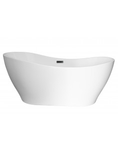 Wanna wolnostojąca Corsan E302 Stella 170 cm z wykończeniem czarnym 1