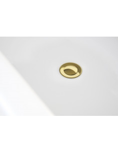 Wanna wolnostojąca Corsan E043 Nauti 170 cm z wykończeniem złotym 1 2