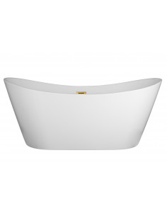 Wanna wolnostojąca Corsan E043 Nauti 160 cm z wykończeniem złotym 1