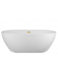 Wanna wolnostojąca Corsan E041 Olvena 170 cm z wykończeniem złotym 1