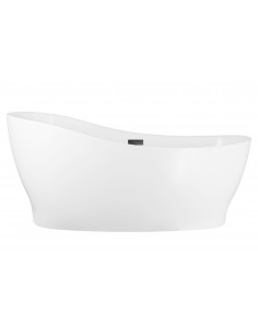 Wanna wolnostojąca Corsan E322 Diva 160 cm z wykończeniem czarnym 1