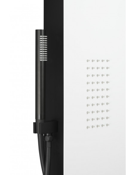 Panel prysznicowy Corsan Duo A777 biało-czarny z hydromasażem 5