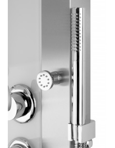 Panel prysznicowy Corsan Araga S011 biały z hydromasażem 1 2