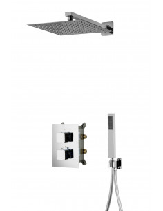 Zestaw prysznicowy podtynkowy Corsan Z01TCH z termostatem chromowany 1