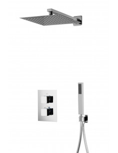 Zestaw prysznicowy podtynkowy Corsan Z01TCH z termostatem chromowany 1 2
