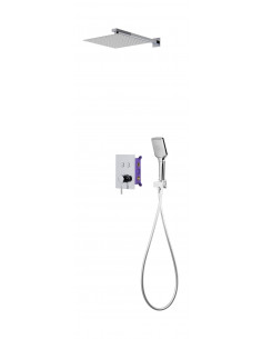 Zestaw prysznicowy podtynkowy Corsan 647007 chromowany 1