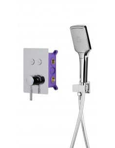 Zestaw prysznicowy podtynkowy Corsan 647007 chromowany 1 2