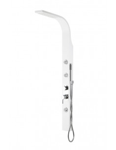 Panel prysznicowy Corsan Tosca A052 biały z hydromasażem 1