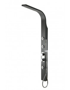 Panel prysznicowy Corsan Tosca A052 czarny z hydromasażem 1