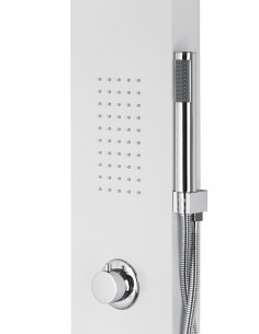 Panel prysznicowy Corsan Alto A017 biały z hydromasażem 1 2