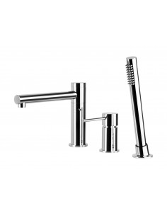 Bateria wannowa otworowa Corsan CMB7542CH Lugo chromowana 1