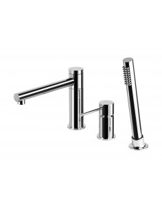 Bateria wannowa otworowa Corsan CMB7542CH Lugo chromowana 1 2