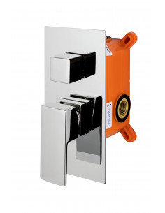 Zestaw prysznicowy podtynkowy Corsan Z01MCH chromowany 1 2