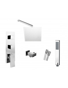 Zestaw prysznicowy podtynkowy Corsan CMZ009 chromowany 1