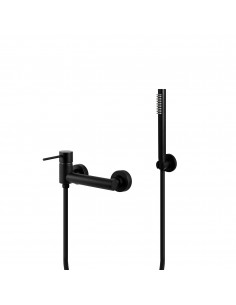 Zestaw prysznicowy Corsan CMZ064BL Lugo czarny 1