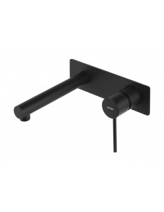 Bateria umywalkowa podtynkowa Corsan CMB7515BL Lugo czarna 1