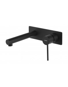 Bateria umywalkowa podtynkowa Corsan CMB7515BL Lugo czarna 1 2