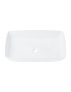 Umywalka nablatowa Corsan 649971 prostokątna biała 58 x 38 x 15 cm 1