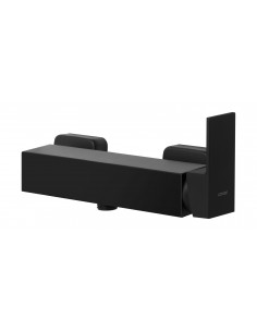 Bateria prysznicowa ścienna Corsan  CMB3026BL Ango czarna 1