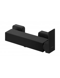 Bateria prysznicowa ścienna Corsan  CMB3026BL Ango czarna 1 2