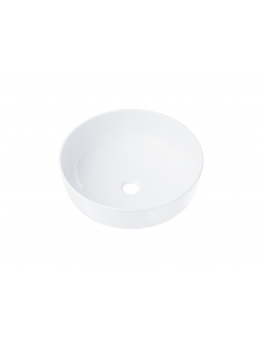 Umywalka nablatowa Corsan 649988 okrągła biała 41,5 x 41,5 x 13,5 cm 1