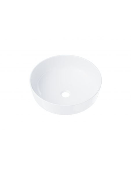 Umywalka nablatowa Corsan 649988 okrągła biała 41,5 x 41,5 x 13,5 cm 1