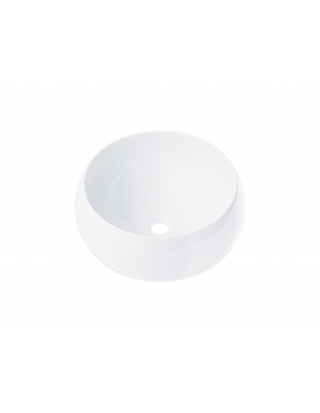 Umywalka nablatowa Corsan 649926 okrągła biała 40 x 40 x 16 cm 1