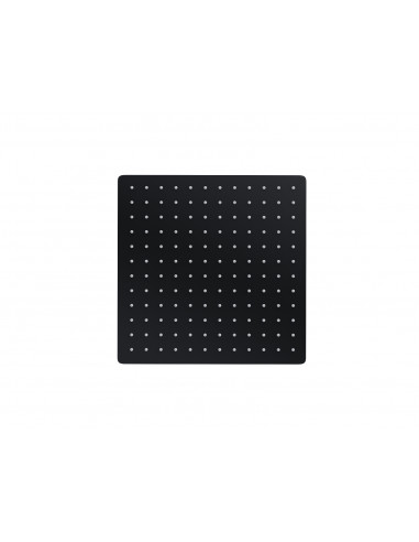 Deszczownica natryskowa Corsan CMD30BL SLIM stalowa czarna kwadratowa 30 cm 1