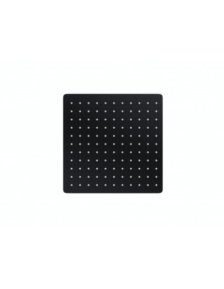 Deszczownica natryskowa Corsan CMD25BL SLIM stalowa czarna kwadratowa 25 cm 1