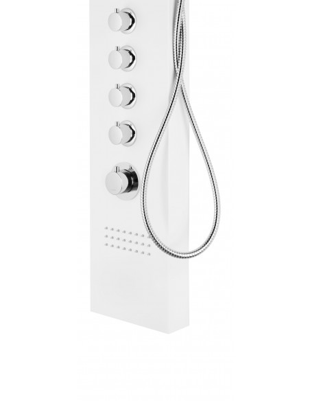 Panel prysznicowy Corsan Akoja A025 biały z hydromasażem 4