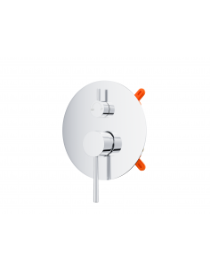 Zestaw prysznicowy podtynkowy Corsan Z03MCH Lugo chrom 1 2