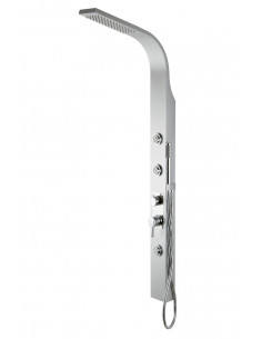 Panel prysznicowy Corsan Tosca A052 szary z hydromasażem 1