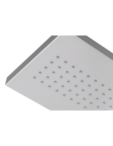 Panel prysznicowy Corsan Alto A017 gwiezdna szarość z hydromasażem i oświetleniem LED 6