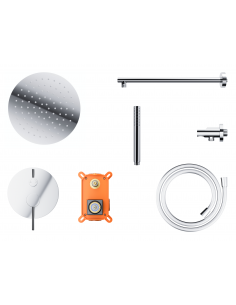 Zestaw prysznicowy podtynkowy Corsan Z03MCH Lugo chrom 1