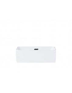 Umywalka nablatowa Corsan 649957 prostokątna biała 40 x 30 x 16 cm 1 2