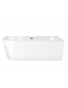 Wanna narożna Corsan Intero prawa 160 cm z wykończeniem chrom 1