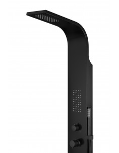 Panel prysznicowy Corsan Festo S046 czarny z hydromasażem 1 2