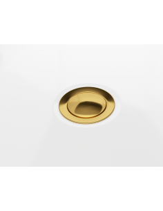 Wanna wolnostojąca Corsan Estella 160 cm z wykończeniem złotym 1 2