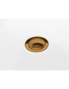 Wanna wolnostojąca Corsan E026 Salina 170 cm z wykończeniem różowe złoto 1 2