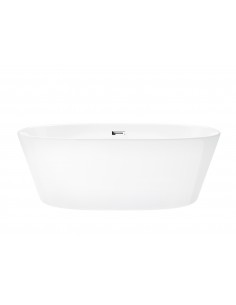 Wanna wolnostojąca Corsan E026 Salina 160 cm z wykończeniem chrom 1