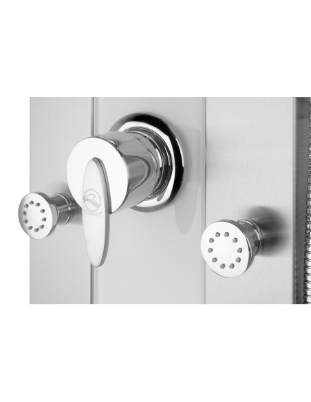 Panel prysznicowy Corsan Araga S011 biały z hydromasażem 10