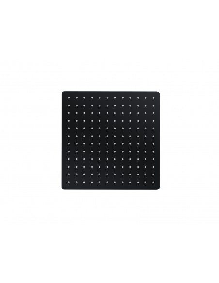 Deszczownica natryskowa Corsan CMD30BL SLIM stalowa czarna kwadratowa 30 cm 5