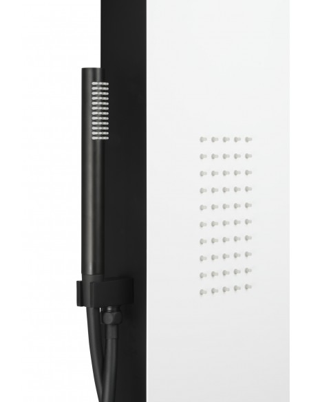 Panel prysznicowy Corsan Duo A777 biało-czarny z hydromasażem 12