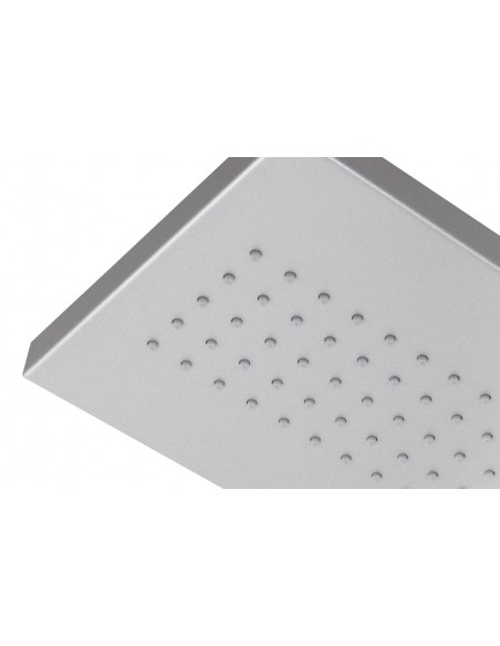 Panel prysznicowy Corsan Alto A017 gwiezdna szarość z hydromasażem i oświetleniem LED 11