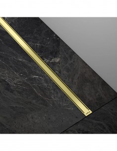 Odpływ liniowy Wiper Intensi 316 UNO Lin złoty 40 - 120 cm do docinania 1 2