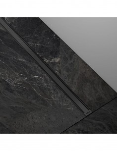 Odpływ liniowy Wiper Intensi 316 UNO Lin grafitowy czarny 40 - 120 cm do docinania 1 2