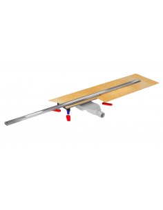 Odpływ liniowy Wiper Intensi 316 UNO Lin srebrny 40 - 120 cm do docinania 1