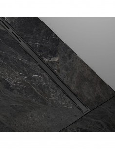 Odpływ liniowy Wiper Intensi 316 UNO Lan grafitowy czarny 40 - 120 cm do docinania 1 2
