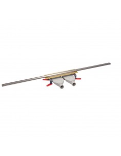 Odpływ liniowy Wiper Intensi 316 DUO Lin srebrny 40 - 120 cm do docinania 2 2