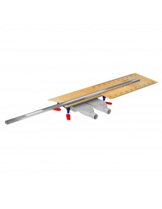 Odpływ liniowy Wiper Intensi 316 DUO Lin srebrny 40 - 120 cm do docinania 2